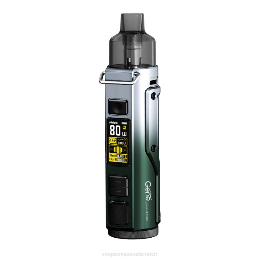 VOOPOO ARGUS PRO Pod-Mod-Kit HBH8T029 schwarzgrünes Silber VOOPOO vape price