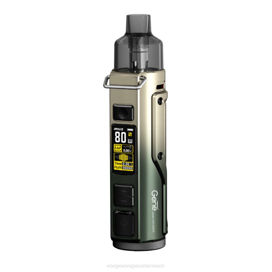 VOOPOO ARGUS PRO Pod-Mod-Kit HBH8T030 schwarzgrünes Gold VOOPOO vape pod österreich