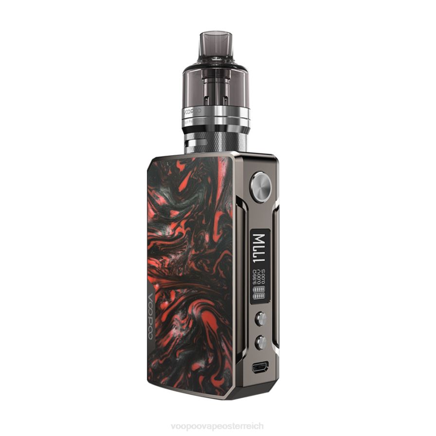 VOOPOO DRAG 2 Edition aktualisieren HBH8T0322 platin-scharlachrot VOOPOO vape wien