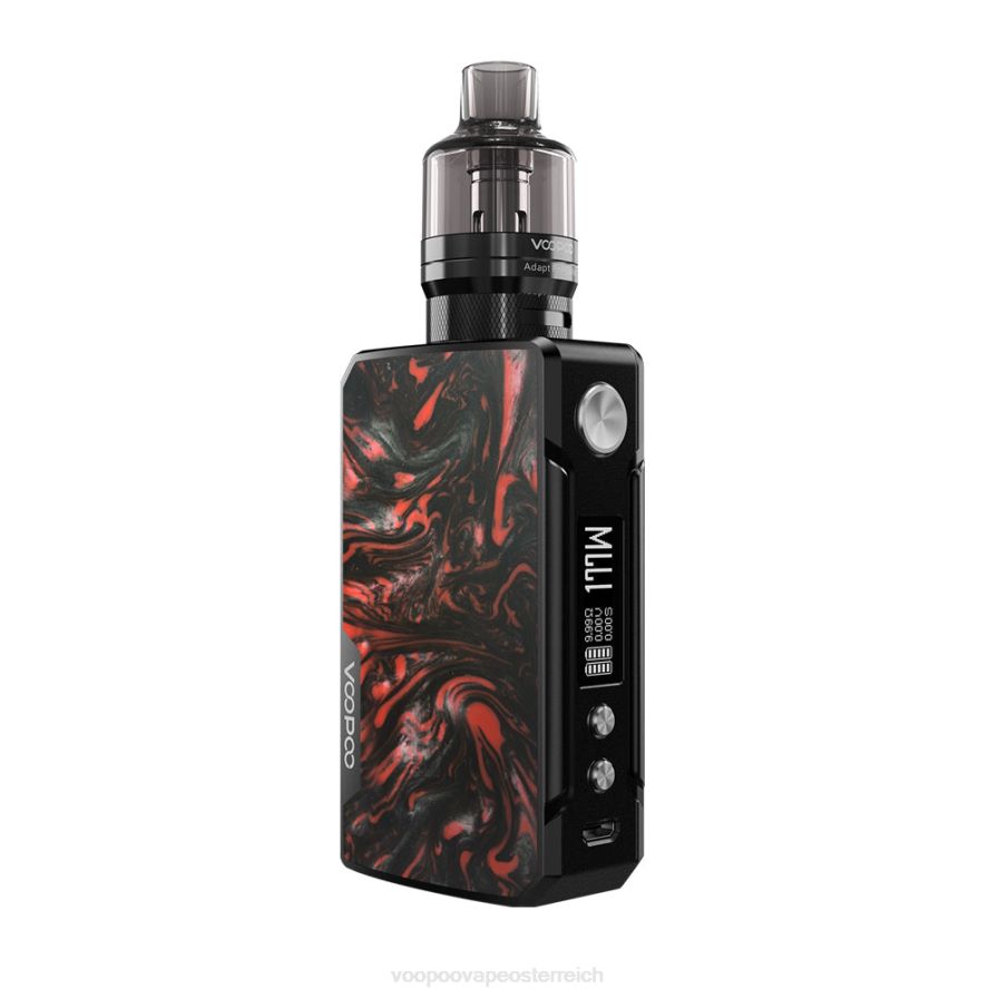 VOOPOO DRAG 2 Edition aktualisieren HBH8T0328 schwarz-scharlachrot VOOPOO vape amazon