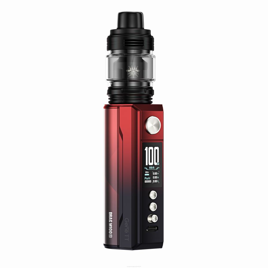 VOOPOO DRAG M100S Mod-Gerät HBH8T0276 rot schwarz VOOPOO liquid kaufen