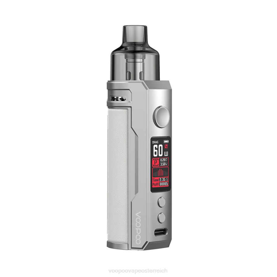 VOOPOO DRAG S Pod-Mod-Kit HBH8T0201 Silber Weiss VOOPOO vape österreich