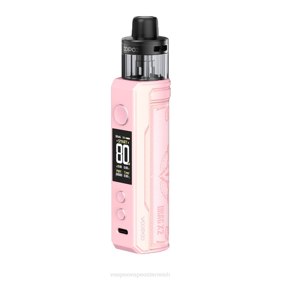 VOOPOO DRAG X2 Pod-Mod HBH8T0232 leuchtend rosa VOOPOO vape wien