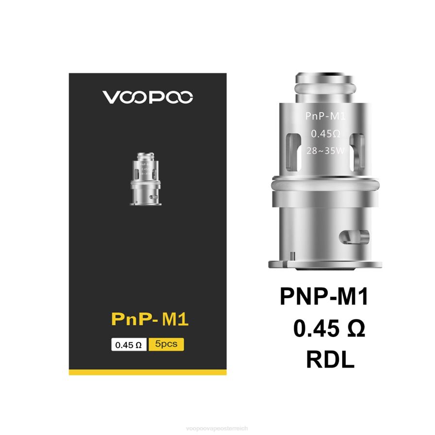 VOOPOO PNP Spulen (5 Stück) HBH8T0588 pnp-m1 VOOPOO vape amazon